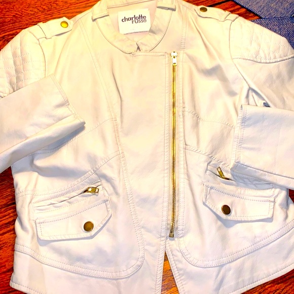 Charlotte Russe Jackets & Blazers - Charlotte Russe Faux Leather Jacket, S Large, Great Condition, casual & fun 🤩